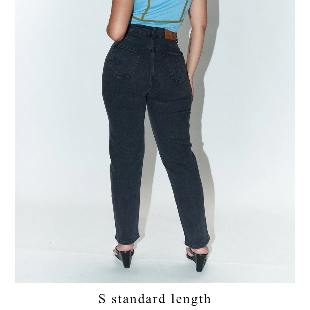 Fashion Brand Company TALL Nap Jeans for big butts black denim